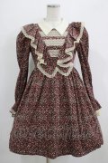 MILK / Lovely mini ドレス  ベリーフラワー H-25-09-05-010-ML-OP-KB-ZH