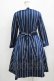 画像3: Jane Marple / Ribbon stripe jacquardのパブリックドレス  ネイビー H-25-09-05-011-JM-OP-KB-ZH (3)