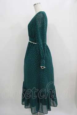 画像2: MILK / レイアドレス  グリーン×ゴールドスター H-25-09-05-014-ML-OP-KB-ZH