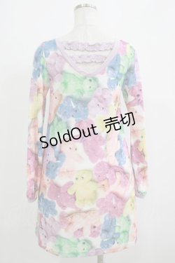 画像3: MILK / Love Bearワンピース  カラフル×ラベンダー H-25-09-05-024-ML-OP-KB-ZH