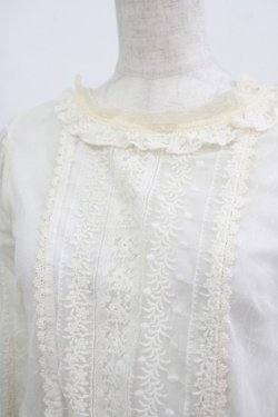 画像4: axes femme POETIQUE / ドットチュールトップス M 生成り H-25-09-06-025-AX-TO-NS-ZH