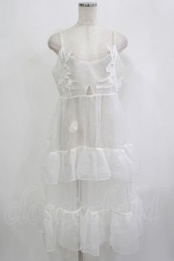 画像1: Camoooni（海外ブランド） / オーガンジーワンピース Free オフ H-25-09-06-026-PU-OP-NS-ZH