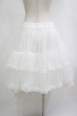 画像3: metamorphose / 【プラスサイズ】オーガンジーフリルパニエ プラスサイズ オフ H-25-09-06-028-ME-SK-NS-ZH