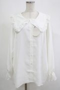 DearMyLove / マルチwayビッグ襟シャツワンピース M~L オフ H-25-09-06-032-EL-OP-NS-ZH