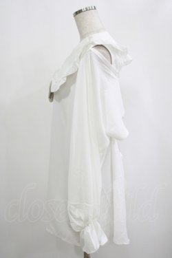 画像2: DearMyLove / マルチwayビッグ襟シャツワンピース M~L オフ H-25-09-06-032-EL-OP-NS-ZH