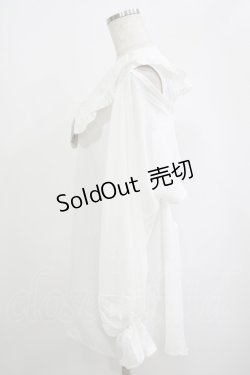 画像2: DearMyLove / マルチwayビッグ襟シャツワンピース M~L オフ H-25-09-06-032-EL-OP-NS-ZH