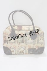 BABY,THE STARS SHINE BRIGHT / mon petit chouchou柄ボストンバッグ  生成り H-25-09-06-041-BA-BG-NS-ZH