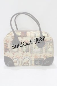 BABY,THE STARS SHINE BRIGHT / mon petit chouchou柄ボストンバッグ  生成り H-25-09-06-041-BA-BG-NS-ZH