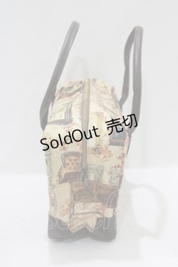 画像2: BABY,THE STARS SHINE BRIGHT / mon petit chouchou柄ボストンバッグ  生成り H-25-09-06-041-BA-BG-NS-ZH