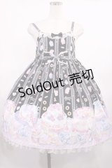 Angelic Pretty / Whip Factory ジャンパースカート Free ブラック H-25-09-06-1001-AP-OP-NS-ZH