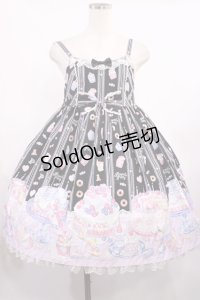 Angelic Pretty / Whip Factory ジャンパースカート Free ブラック H-25-09-06-1001-AP-OP-NS-ZH