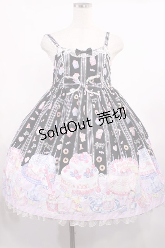 画像1: Angelic Pretty / Whip Factory ジャンパースカート Free ブラック H-25-09-06-1001-AP-OP-NS-ZH (1)