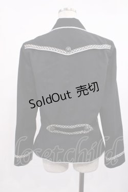 画像2: ALICE and the PIRATES / パイピングジャケット Mens ブラック H-25-09-06-1032-PA-JA-NS-ZH