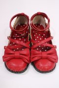 Angelic Pretty / Tea Partyシューズ M（約23.5cm） ワイン H-25-09-06-1037-AP-SH-NS-ZH