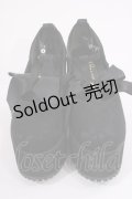 Ank Rouge / Tストラップ厚底シューズ L（24.0〜24.5cm） ブラック H-25-09-06-1038-CA-SH-NS-ZH