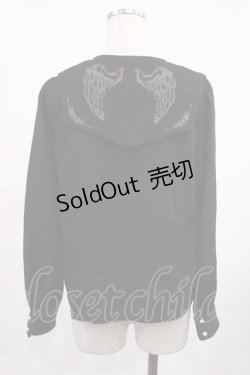 画像2: Amavel / L'Ange Dechu スクエアカラーブラウス Free ブラック H-25-09-06-1040-CA-BL-NS-ZH