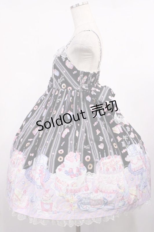 画像2: Angelic Pretty / Whip Factory ジャンパースカート Free ブラック H-25-09-06-1001-AP-OP-NS-ZH (2)