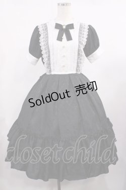 画像1: Pina sweetcollection / ローズジャガードワンピース Free ブラック H-25-09-06-1006-LO-OP-NS-ZH