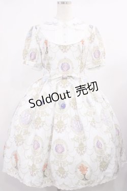 画像1: LIEF / マーメイド・カメオ ワンピース M オフ H-25-09-06-1009-LO-OP-NS-ZH