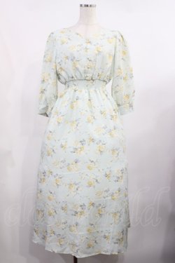 画像1: tocco closet / 花柄ワンピース Free ミント H-25-09-06-1010-LO-OP-NS-ZH