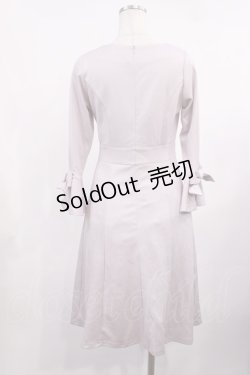 画像2: tocco closet / リボン袖ワンピース Free ラベンダー H-25-09-06-1012-LO-OP-NS-ZH