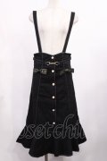 Amavel / 配色ステッチマーメイドスカート Free ブラック H-25-09-06-1015-CA-SK-NS-ZH