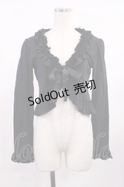 画像1: BABY,THE STARS SHINE BRIGHT / レースフリルボレロ Free ブラック H-25-09-06-1020-BA-TO-NS-ZH