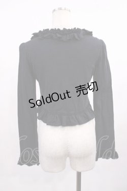 画像2: BABY,THE STARS SHINE BRIGHT / レースフリルボレロ Free ブラック H-25-09-06-1020-BA-TO-NS-ZH
