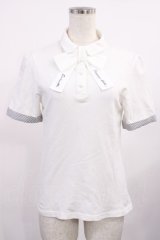 Fi.n.t / ロゴ刺繍タイポロシャツ Free OFFWHITE H-25-09-06-1024-CA-TO-NS-ZH