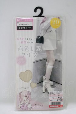 画像1: LilyMerry / いもちゃん/2ODシアータイツEC M~L ホワイトベージュ H-25-09-06-049-PU-ZA-NS-ZH