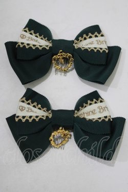 画像2: BABY,THE STARS SHINE BRIGHT / Christmas Holly Nightリボンコーム  グリーン H-25-09-06-056-BA-AC-NS-ZH