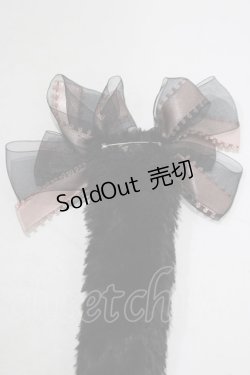 画像3: ALICE and the PIRATES / Sweet Heart Kitty tailブローチ  ブラック H-25-09-06-058-PA-ZA-NS-ZH