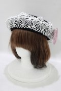 m petit by misako / AMレースバスクベレー  ブラック H-25-09-06-065-LO-AC-NS-ZH