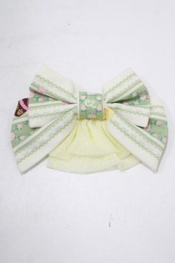 画像2: metamorphose / おめかしラビットクリップ  グリーン H-25-09-06-069-ME-AC-NS-ZH
