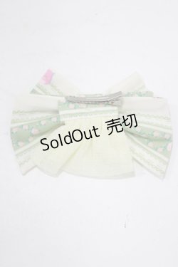 画像3: metamorphose / おめかしラビットクリップ  グリーン H-25-09-06-069-ME-AC-NS-ZH