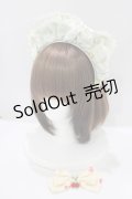 metamorphose / ピンクレモネードフリルカチューシャ  ミント H-25-09-06-075-ME-AC-NS-ZH