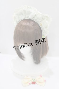 画像1: metamorphose / ピンクレモネードフリルカチューシャ  ミント H-25-09-06-075-ME-AC-NS-ZH