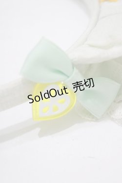 画像2: metamorphose / ピンクレモネードフリルカチューシャ  ミント H-25-09-06-075-ME-AC-NS-ZH
