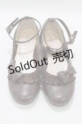 Catherine Cottage / リボンシューズ 23.0cm ブラウン H-25-09-06-077-LO-SH-NS-ZH