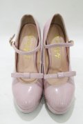 Ank Rouge / エナメルリボンシューズ M ピンク H-25-09-06-078-CA-SH-NS-ZH