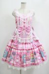 画像1: Angelic Pretty / Toy's Donut Diner エプロンドレスSet Free ピンク H-25-09-06-010-AP-OP-NS-ZH (1)