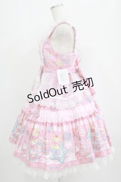 画像2: Angelic Pretty / Toy's Donut Diner エプロンドレスSet Free ピンク H-25-09-06-010-AP-OP-NS-ZH