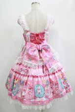 画像3: Angelic Pretty / Toy's Donut Diner エプロンドレスSet Free ピンク H-25-09-06-010-AP-OP-NS-ZH (3)