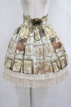 画像1: BABY,THE STARS SHINE BRIGHT / mon petit chouchou柄 スカート Free 若草 H-25-09-06-012-BA-SK-NS-ZH
