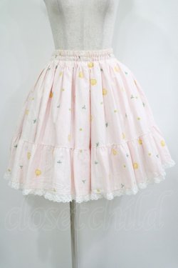 画像1: metamorphose / ピンクレモネードフリルスカート Free ピンク H-25-09-06-013-ME-SK-NS-ZH