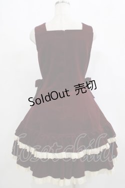 画像3: Cornet / 別珍ハートジャンパースカート Free パープル H-25-09-06-002-LO-OP-NS-ZH