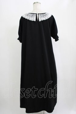 画像3: m petit by misako / レース襟カットワンピース L ブラック H-25-09-06-020-LO-OP-NS-ZH
