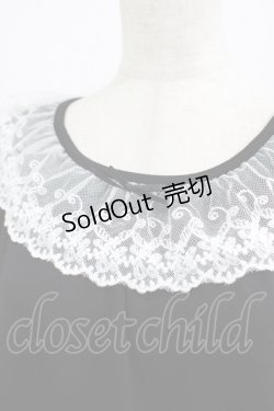 画像4: m petit by misako / レース襟カットワンピース L ブラック H-25-09-06-020-LO-OP-NS-ZH