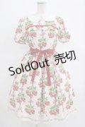 Emily Temple cute / Strawberry Ribbon treeワンピース M アイボリー H-25-09-07-001-ET-OP-KB-ZH