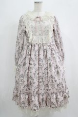 Melody BasKet / Rose Princessヨーク切替ワンピース  ピンク H-25-09-07-003-LO-OP-KB-ZH